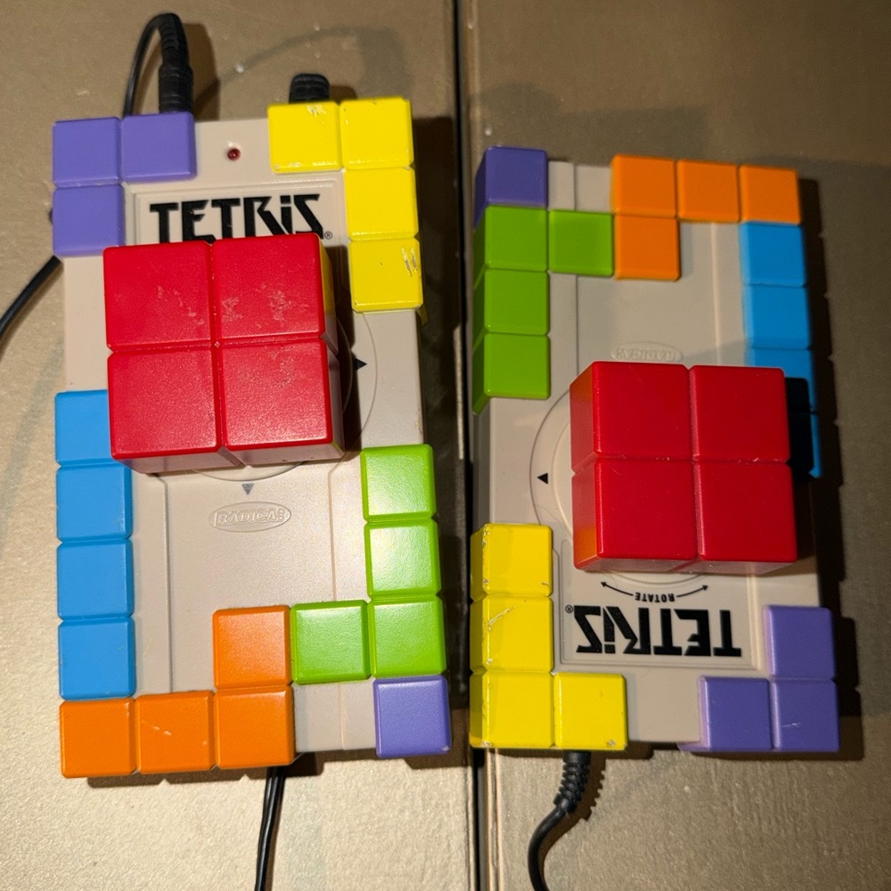 Tetris Video Game Plug & Play 2 Player Arcade Style Used Pre Owned Tested Works.